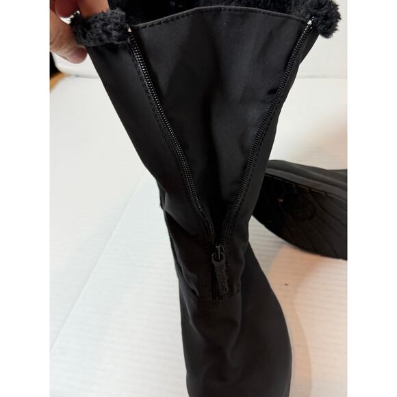 Totes Womens Black Winter Thermolite Waterproof Nicole Snow Winter Boots Sz 8 - Picture 5 of 8